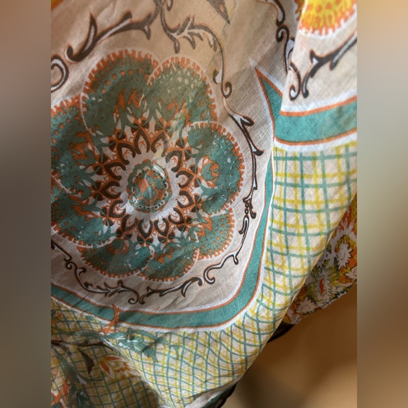 Colorful Patterned Infinity Scarf - Picture 3 of 4